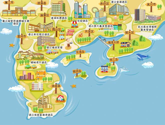 柳城手绘地图旅游的艺术指南